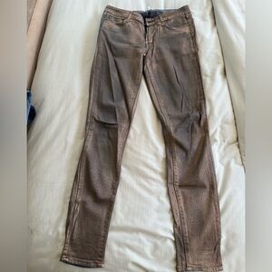 Paige Gold Distressed Jeans